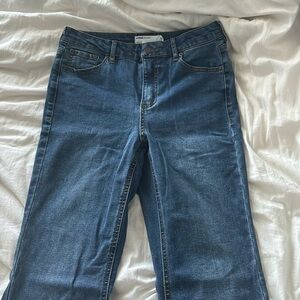 High waisted flare jeans